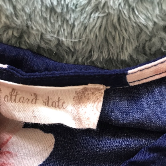 Altar’d State Mini Sun Dress Blue Floral T… - Picture 5 of 5